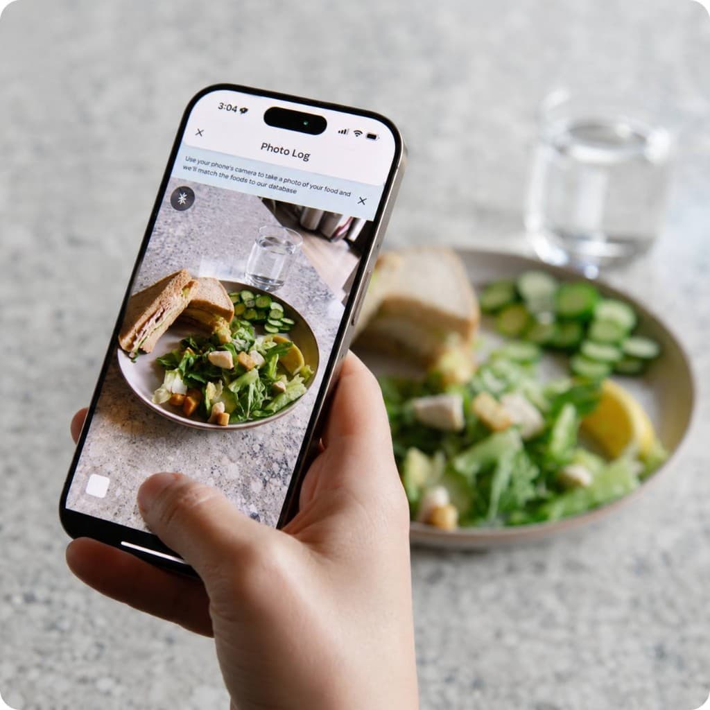 Log meals by taking a picture