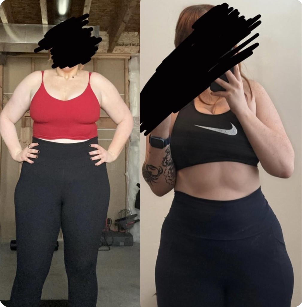 Member body transformation — full body before and after